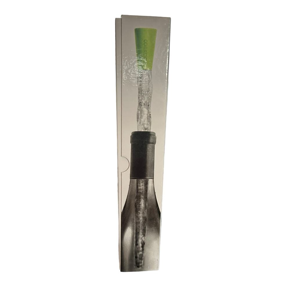 Corkcicle Freezable For Perfect Wine Classic Wine Chiller Green Top